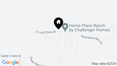 Map of 10 W Lost Pines Drive, Colorado Springs CO, 80921