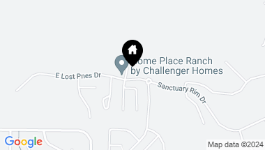 Map of 330 E Lost Pines Drive, Monument CO, 80132