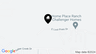Map of 58 W Lost Pines Drive, Monument CO, 80132
