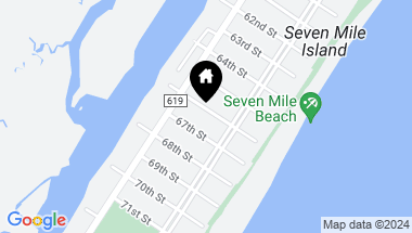 Map of 238 66th Street, Avalon NJ, 08202