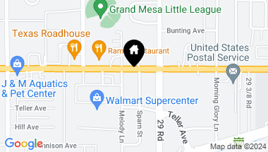 Map of 2893 North Avenue, Grand Junction CO, 81501