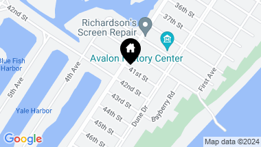 Map of 264 41st Street, Avalon NJ, 08202