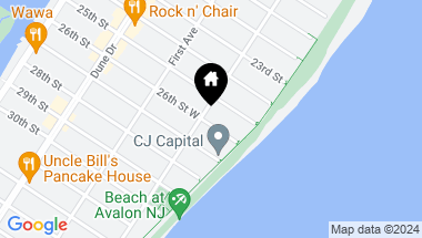 Map of 2589 Avenue, Avalon NJ, 08202-1944
