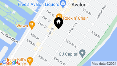 Map of 159 26th Street, Avalon NJ, 08202