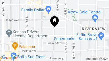 Map of 53 S Valley Street, Kansas City KS, 66102