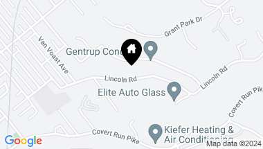 Map of 825 Lincoln Road, Bellevue KY, 41073