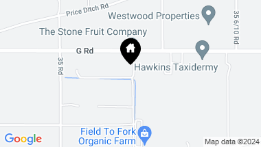 Map of 3525 G Road, Palisade CO, 81526