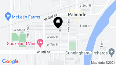 Map of 309 W 5th Street, Palisade CO, 81526