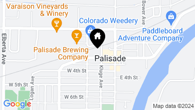 Map of 210 W 3rd Street, Palisade CO, 81526