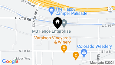 Map of 520 Rosa Street, Palisade CO, 81526