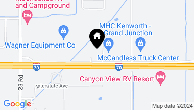 Map of 2328 I-70 Frontage Road, Grand Junction CO, 81505