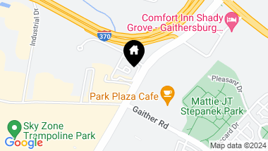 Map of 8909-8911 Shady Grove Ct #1a, Gaithersburg MD, 20877