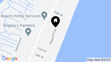 Map of 6809 Pleasure Avenue Unit: South A, Sea Isle City NJ, 08243-1365