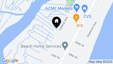 Map of 6600 Central Avenue Unit: South Unit, Sea Isle City NJ, 08243