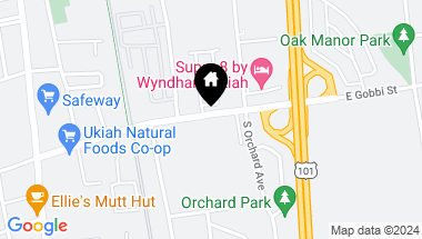 Map of 495 Gobbi St, Ukiah CA, 95482