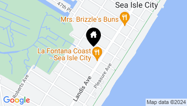 Map of 141 50th Street Unit: East, Sea Isle City NJ, 08243