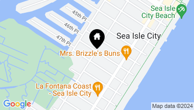 Map of 146 47th Street Unit: West, Sea Isle City NJ, 08243