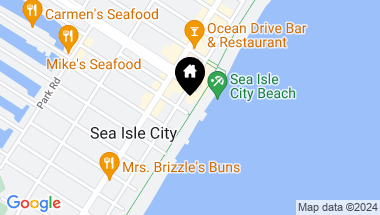 Map of 9 42nd Street, Sea Isle City NJ, 08243