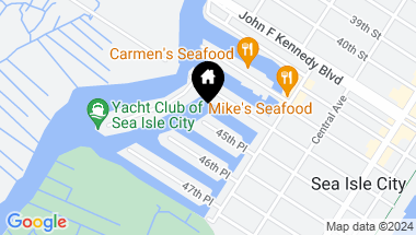Map of 339 45th Place Unit: West, Sea Isle City NJ, 08243