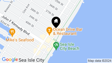 Map of 23 39th Street Unit: 1, Sea Isle City NJ, 08243
