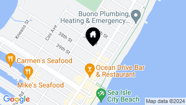 Map of 115 38th Street Unit: Unit C, Sea Isle City NJ, 08243
