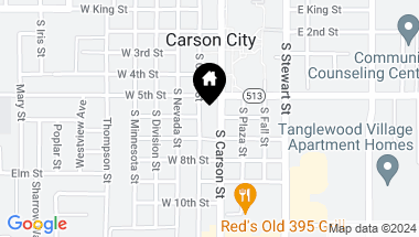 Map of 600 S Carson Street, Carson City NV, 89701