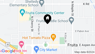 Map of 226 N Mesa Street, Fruita CO, 81521