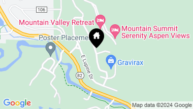 Map of 0184 Mountain Laurel Drive, Aspen CO, 81611