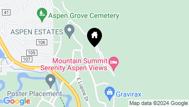 Map of 76 Mountain Laurel Lane, Aspen CO, 81611
