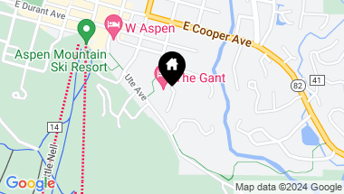 Map of 610 S West End Street, Unit B-202, Aspen CO, 81611