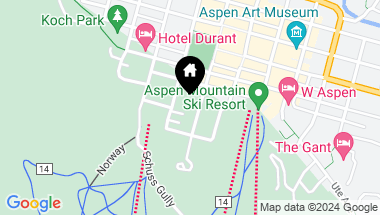 Map of 315 E Dean Street, B41, Aspen CO, 81611