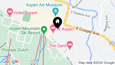Map of 725 E Durant Avenue, 21, Aspen CO, 81611