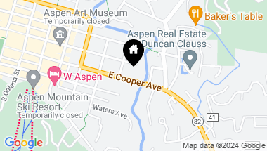 Map of 1024 E Cooper Avenue, 9, Aspen CO, 81611
