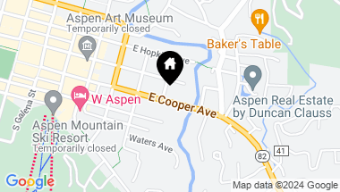 Map of 1006 E Cooper Avenue, Aspen CO, 81611