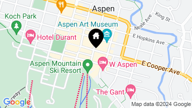Map of 617 E Cooper Avenue, 302, Aspen CO, 81611