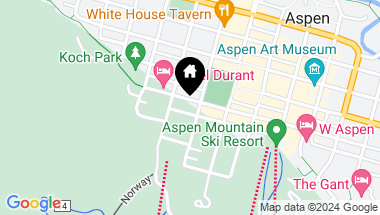 Map of 219 E Durant Avenue, Ph-20, Aspen CO, 81611