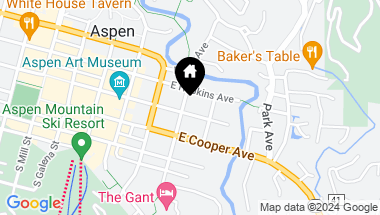 Map of 210 S West End Street, Aspen CO, 81611