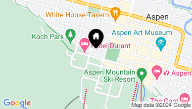 Map of 212 E Durant Avenue, Aspen CO, 81611