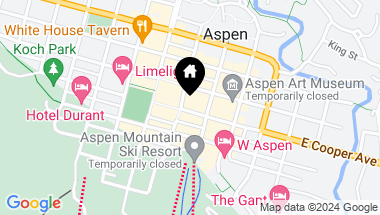 Map of 508 E Cooper Avenue, 201, Aspen CO, 81611