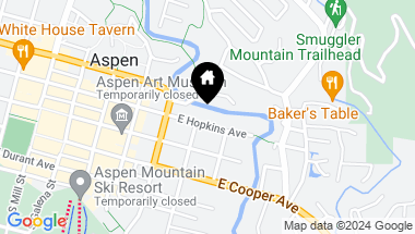 Map of 900 E Hopkins #12 Avenue, Aspen CO, 81611