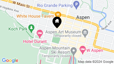 Map of 301 E Hyman Avenue, #101 (Wks 24,38 & 39), Aspen CO, 81611