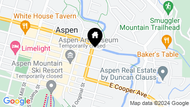 Map of 800 E Hopkins Avenue, B4, Aspen CO, 81611