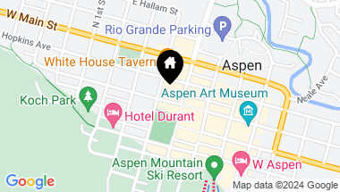 Map of 314 E Hyman Avenue, Aspen CO, 81611