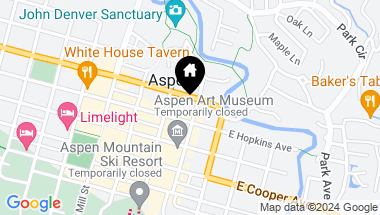 Map of 117 S Spring Street, C & D, Aspen CO, 81611
