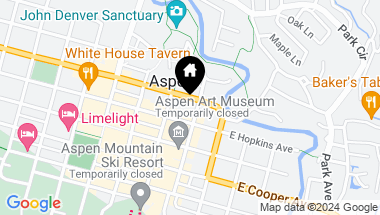 Map of 117 S Spring Street, A & B, Aspen CO, 81611