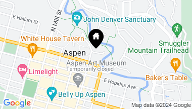 Map of 132 N Spring Street, Aspen CO, 81611