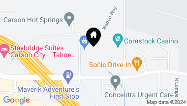 Map of 1677 Old Hot Springs Road, Carson City NV, 89706