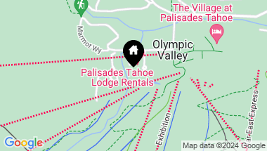 Map of 201 Shirley Canyon Road Unit: 358, Olympic Valley CA, 96146