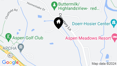 Map of 875 Bonita Drive, Aspen CO, 81611
