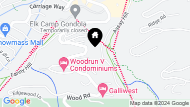 Map of 476 Wood Road, 40, Snowmass Village CO, 81615